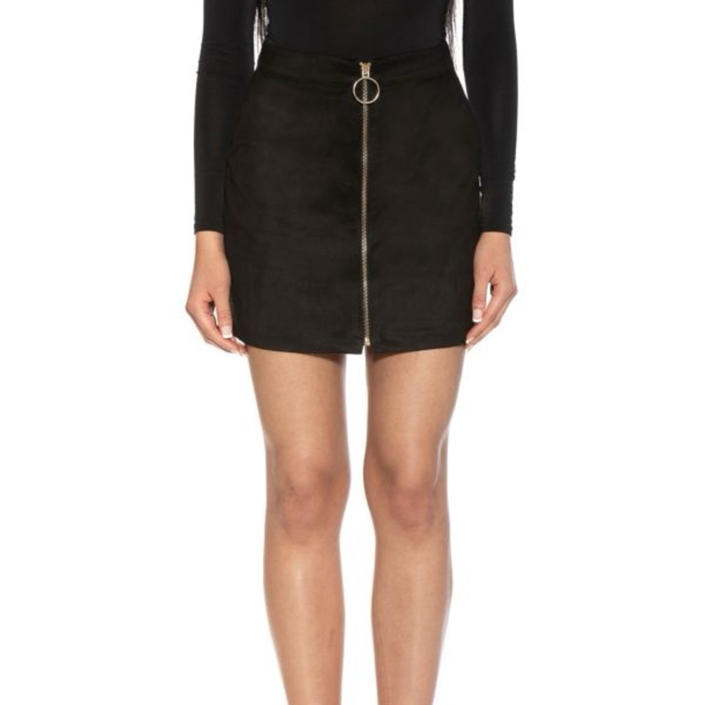 NWT Alexia Admor faux-suede mini skirt